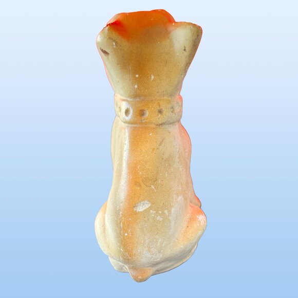 1940s chalkware carnival bulldog - Picture 4 of 5